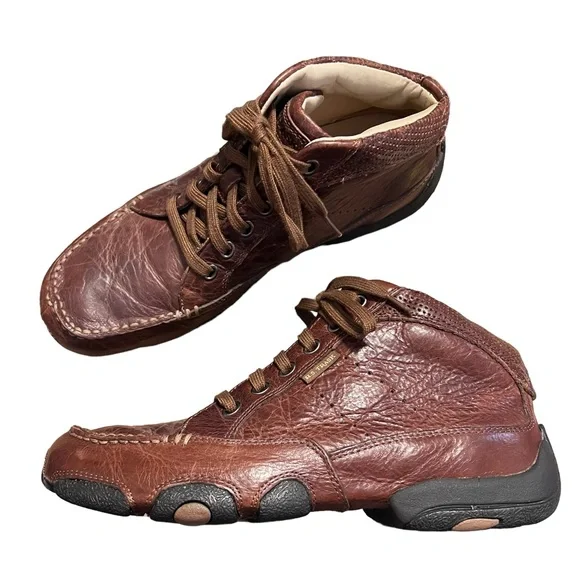 H.S. TRASK Kalispell Brown Leather Kalispell Chukka Boots 11 H.S. Trask Mens Kalispell Brown Leather Chukka Boots Sz. 13  main image 3